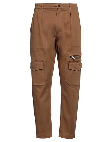 LES HOMMES Cargohose Kamel 98% Baumwolle, 2% Elastan