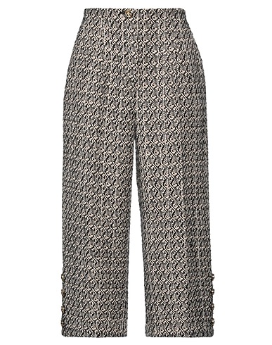 ELISABETTA FRANCHI Casual trouser Beige 43% Polyester, 41% Cotton, 13% Acrylic, 3% Other Fibres