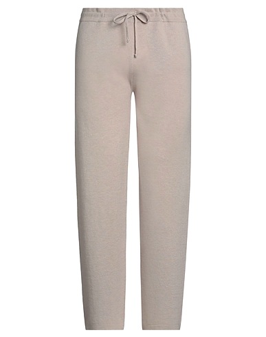 ALPHA STUDIO Casual trouser Beige 100% Wool
