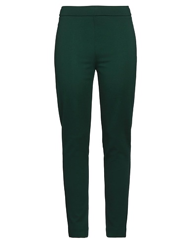 BLACK LABEL Casual trouser Dark green 70% Viscose, 25% Polyamide, 5% Elastane