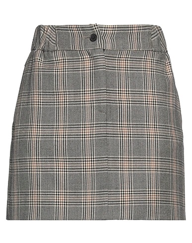 FABIANA FILIPPI Mini skirt Beige 100% Virgin Wool, Viscose, Polyester