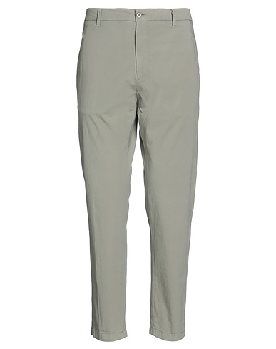 BE ABLE Casual pants Sage green 98% Cotton, 2% Elastane
