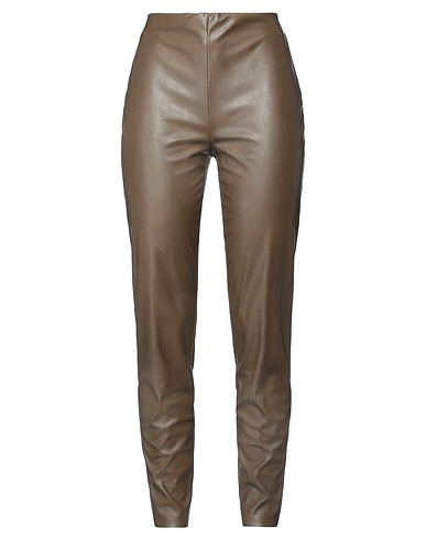 PIERANTONIO GASPARI Casual trouser Khaki 100% Polyurethane