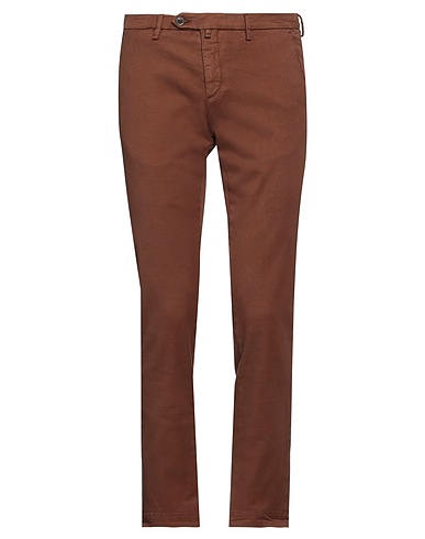 B SETTECENTO Chinos Marrone 87% Cotone, 10% Lana, 3% Elastan