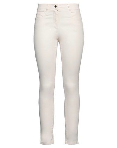 PENNYBLACK Casual trouser Ivory 67% Cotton, 29% Polyester, 4% Elastane