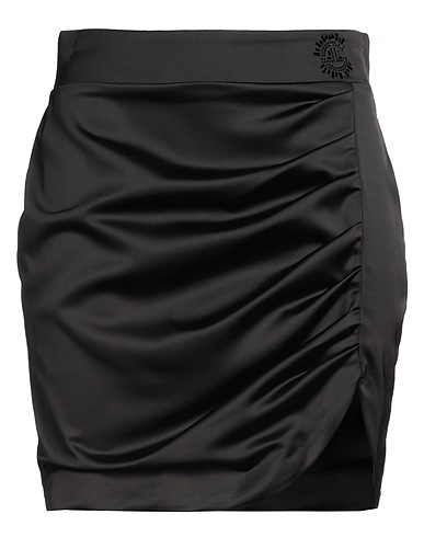 GAëLLE Paris Mini skirt Black 97% Polyester, 3% Elastane