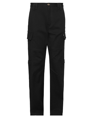 VERSACE Denim pants Black 98% Cotton, 2% Elastane