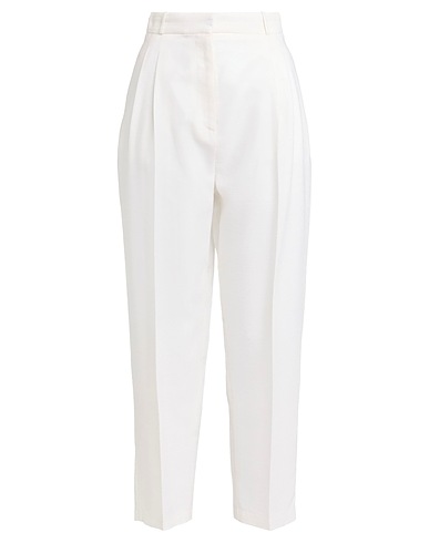 ELISABETTA FRANCHI Pantalón Blanco 49% Viscosa, 41% Lana, 10% Poliamida
