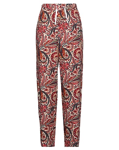 NORA BARTH Casual trouser Brick red 100% Viscose