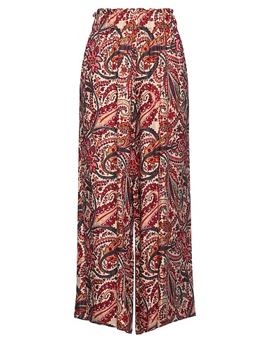NORA BARTH Casual trouser Brick red 100% Viscose
