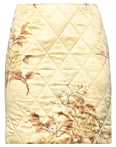 KWAIDAN EDITIONS Mini skirt Pastel yellow 97% Viscose, 3% Elastane