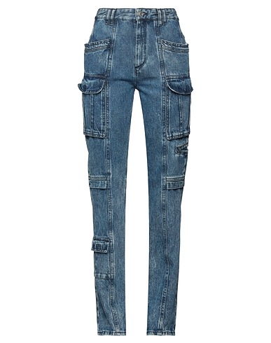 ISABEL MARANT Denim trousers Blue 100% Cotton