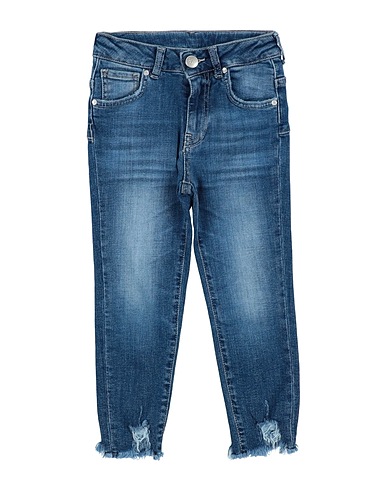 FUN & FUN Denim trousers Blue 98% Cotton, 2% Elastane
