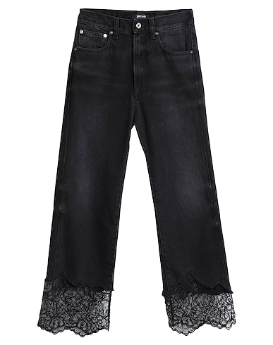 JUST CAVALLI Denim trousers Black 100% Cotton
