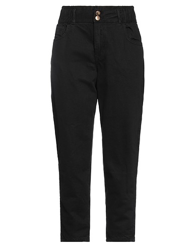 YES ZEE by ESSENZA Denim trousers Black 100% Cotton
