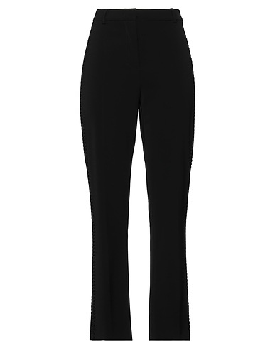 BOUTIQUE MOSCHINO Casual pants Black 90% Polyester, 10% Elastane, Wool, Acetate