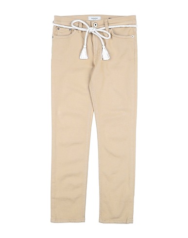 DONDUP Denim trousers Beige 92% Cotton, 8% Elastane
