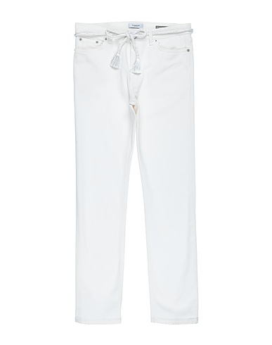 DONDUP Pantaloni jeans Bianco 92% Cotone, 8% Elastan
