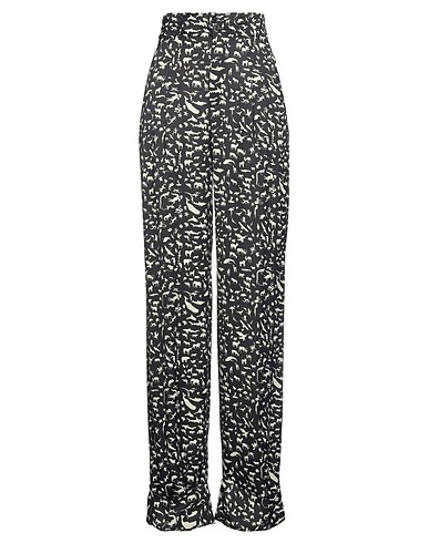 CAPASA MILANO Casual trouser Black 58% Virgin Wool, 42% Polyester