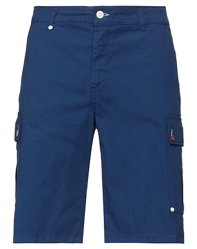 GARRY'S EARTH Shorts & Bermuda Blu 98% Cotone, 2% Elastan