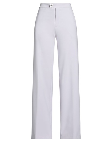 BLUMARINE Casual trouser Lilac 64% Polyester, 32% Viscose, 4% Elastane