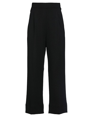 LA FABRIQUE Casual trouser Black 65% Viscose, 30% Polyamide, 5% Elastane