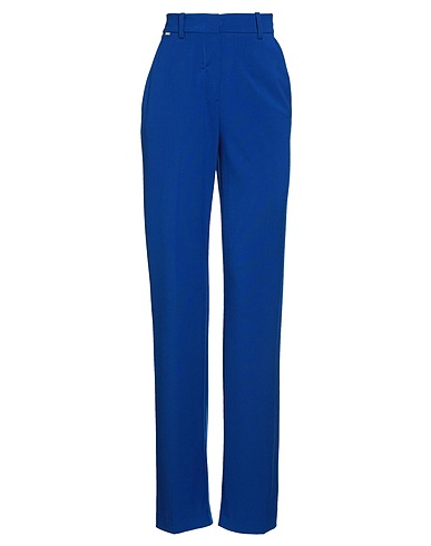 KAOS Casual trouser Bright blue 68% Polyester, 28% Viscose, 4% Elastane