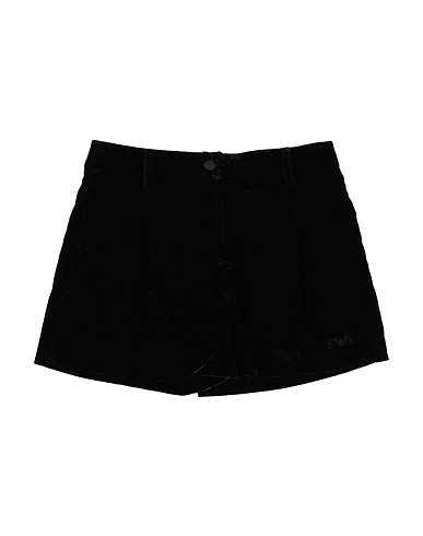 EMPORIO ARMANI Shorts & Bermuda Black 92% Polyester, 8% Metallic fiber