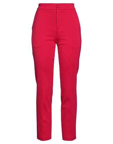 TWINSET Casual trouser Fuchsia 68% Viscose, 27% Polyamide, 5% Elastane