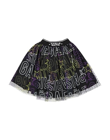 GAëLLE Paris Skirt Black 100% Polyester, Viscose