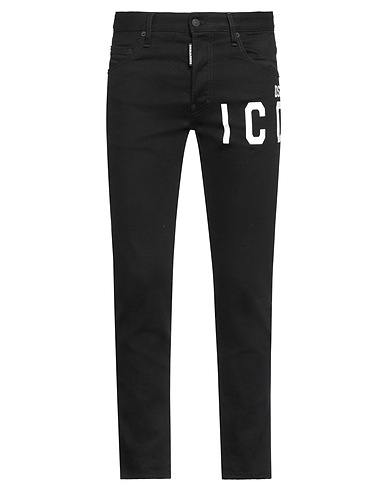 DSQUARED2 5-pocket ICON Black 98% Cotton, 2% Elastane