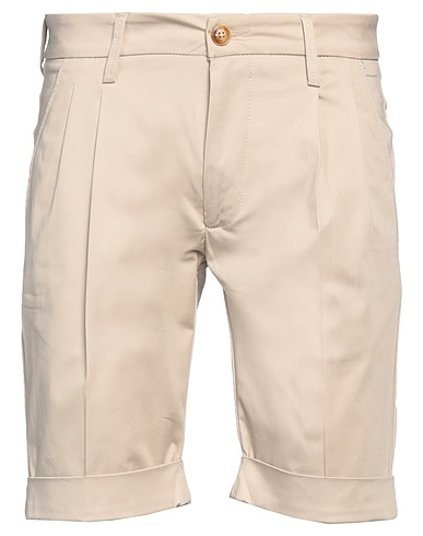 BULGARINI Shorts & Bermuda Beige 97% Cotton, 3% Elastane