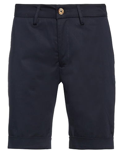 BULGARINI Shorts & Bermuda Midnight blue 97% Cotton, 3% Elastane