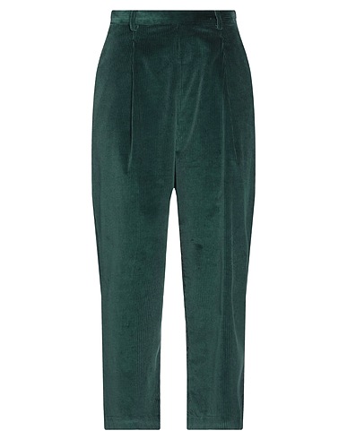 NIŪ Casual pants Dark green 100% Cotton