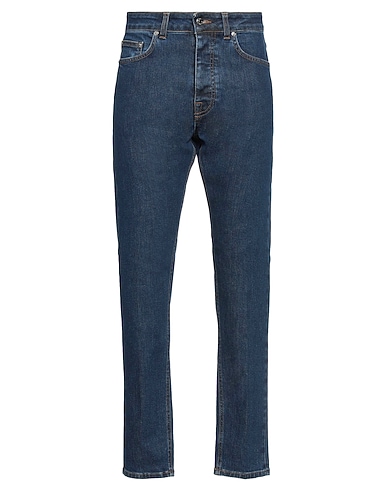 BE ABLE Denim trousers Blue 98% Cotton, 2% Elastane
