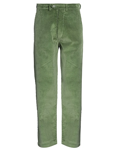 VERLAN Pantalone Verde 100% Cotone