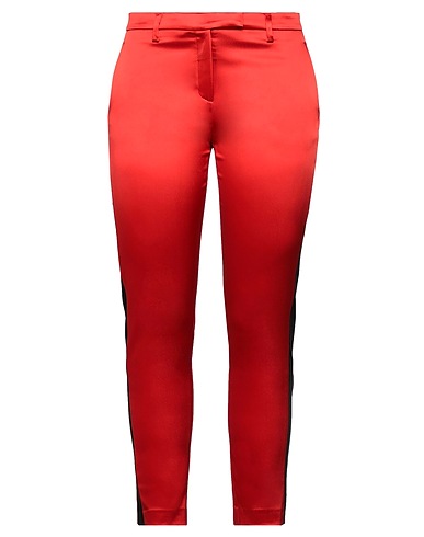 ROCCOBAROCCO Casual trouser Red 48% Acetate, 45% Polyamide, 7% Elastane