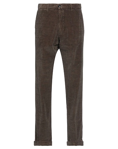 BRIGLIA 1949 Casual trouser Brown 98% Cotton, 2% Elastane