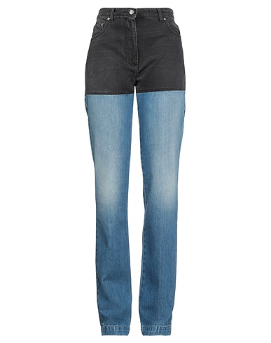 PETER DO Denim trousers Blue 100% Cotton