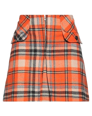 DEPARTMENT 5 Mini skirt Rust 70% Wool, 30% Nylon