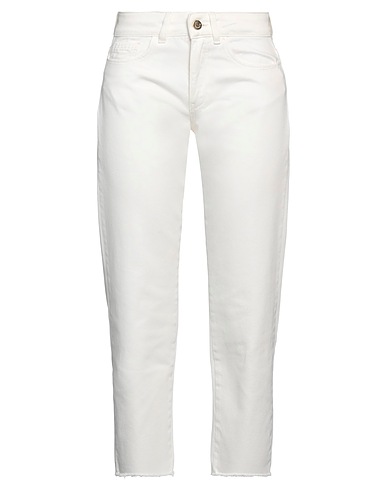 GARAGE NOUVEAU Pantaloni jeans Avorio 100% Cotone