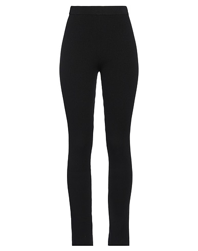 MSGM Casual trouser Black 70% Viscose, 30% Polyester