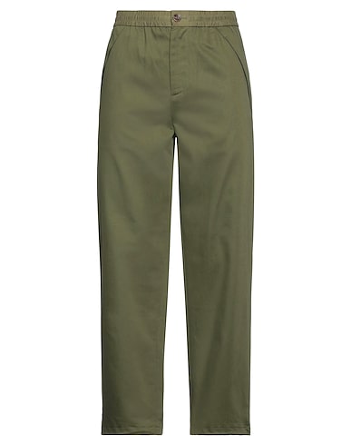 BURBERRY Hosen Militärgrün 100% Baumwolle