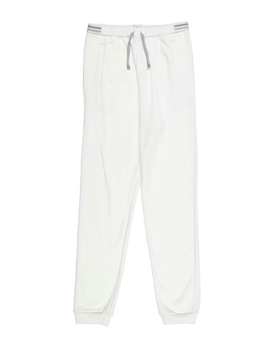 ELEVENTY Casual trouser Ivory 94% Cotton, 6% Elastane
