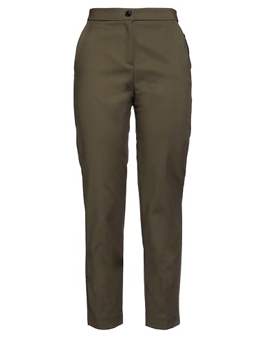NENETTE Casual pants Military green 59% Viscose, 37% Polyamide, 4% Elastane