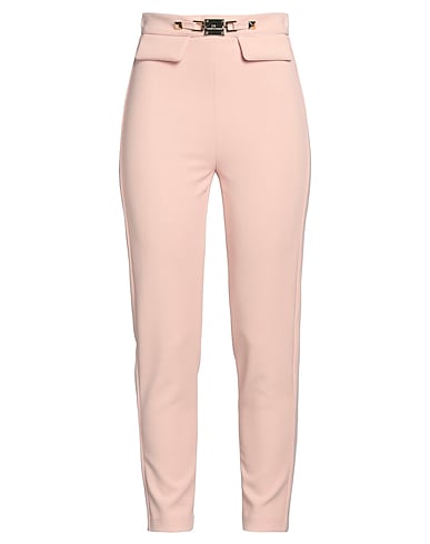 ELISABETTA FRANCHI Casual trouser Light pink 96% Polyacrylic, 4% Elastane