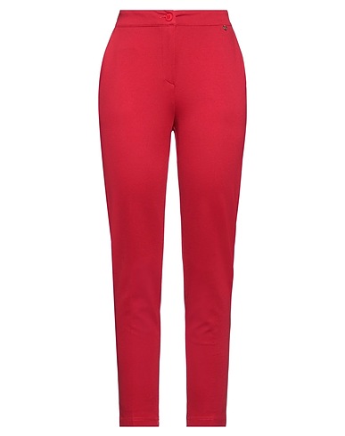 RINASCIMENTO Casual trouser Red 65% Viscose, 30% Polyamide, 5% Elastane
