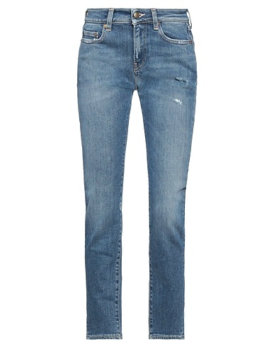 WASHINGTON DEE-CEE Denim trousers Blue 97% Organic cotton, 3% Recycled elastane