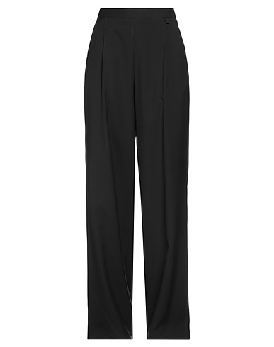 VÌEN Casual pants Black 100% Virgin Wool