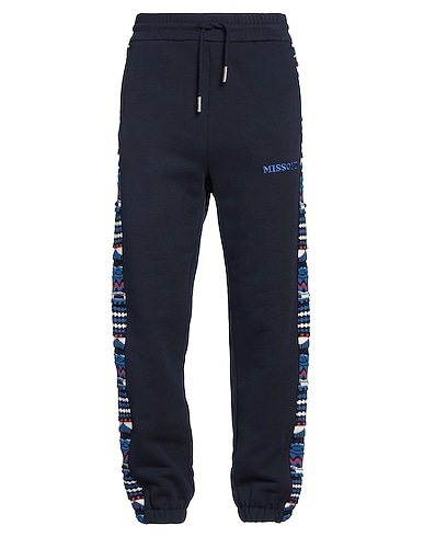 MISSONI Casual trouser Navy blue 100% Cotton